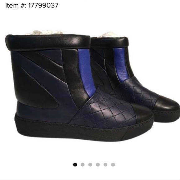 Chanel quilted leather sneaker style ankle boots - Picture 7 of 7